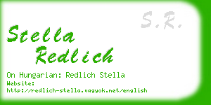 stella redlich business card